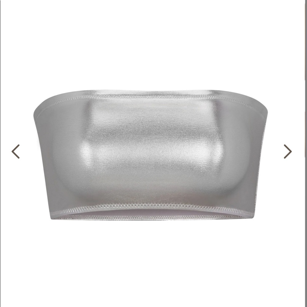 Skims Swim Metallic Bandeau